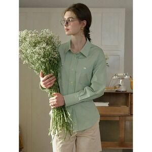 NWT Simple Retro‎ Alana Classic Lapel Pocket Cottagecore Green M